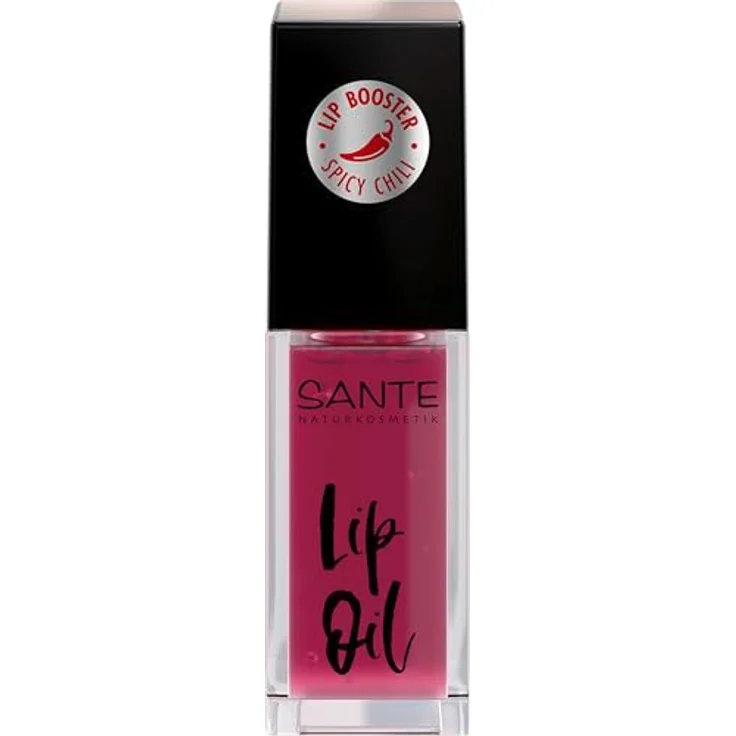 SANTE Naturkosmetik Lip Booster, 7 ml Hydrating Grip Primer mit Hyaluronsäure & Bio-Chili Extrakt, für aufgepolsterte Lippen