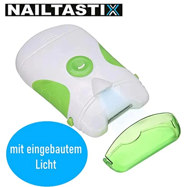 Nailtastix Nageltrimmer Nagelschere Nagelschneider Nagel Fräse Feile elektrisch – Bild 5