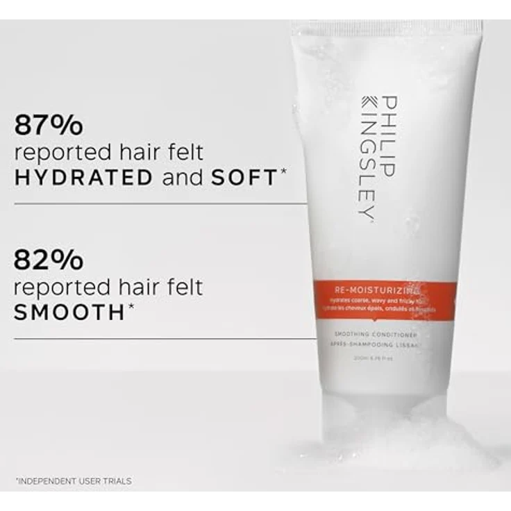 Philip Kingsley Re-Moisturizing Conditioner, feuchtigkeitsspendend und nährend für lockiges, welliges, grobes, kraus, trockenes Haar, 200ml – Bild 2