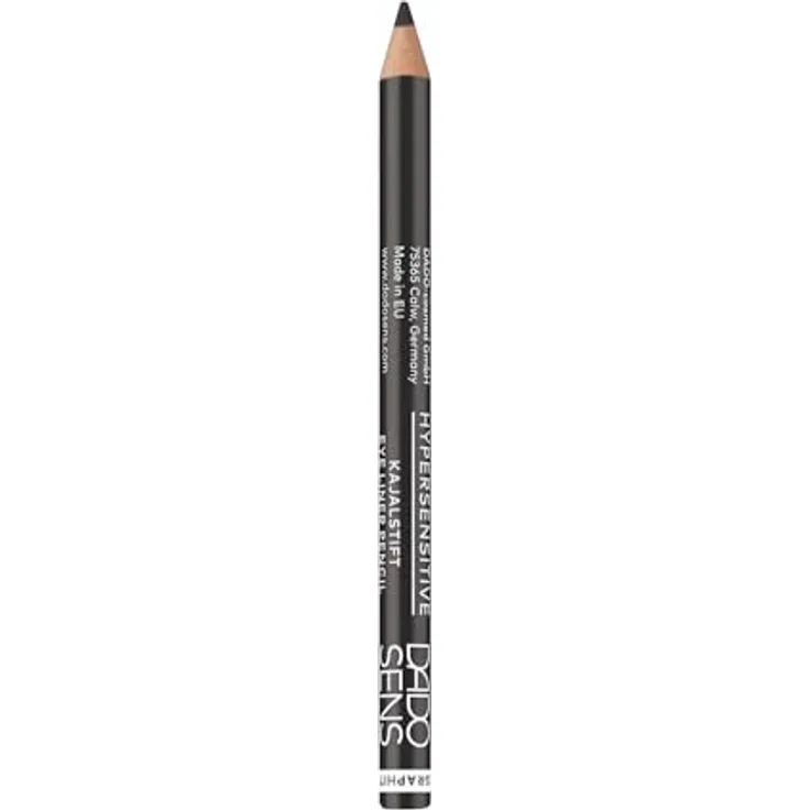 DADO SENS HYPERSENSITIVE KAJALSTIFT GRAPHITE (1g) - Bei Hypersensibler Haut, Langanhaltende Intensive Farbe, Für den Empfindlichen Lidrand, Vegan