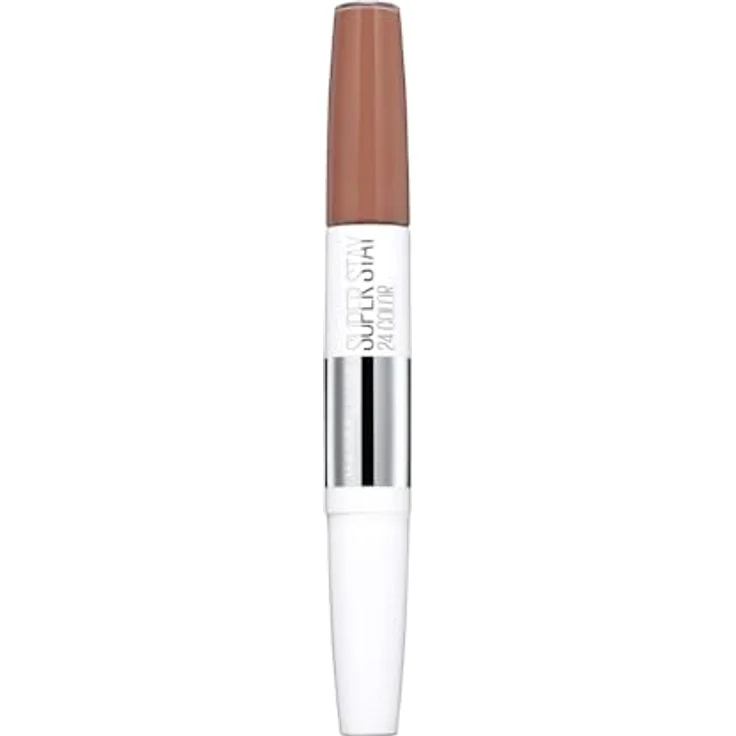 Maybelline Superstay 24H Color Lippenstift, langlebiger flüssiger Lippenstift mit integrierter Pflege, Nr. 611 - Crème Caramel, 5 g – Bild 2