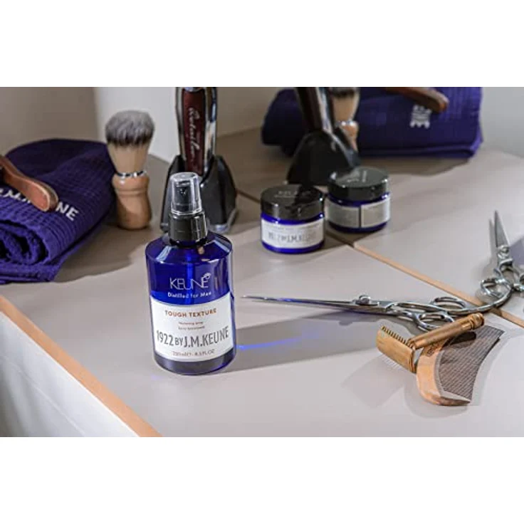 KEUNE 1922 Distillied for Men Tough Texture, Thickening Spray mit mittlerem Halt und mattem Finish, 250 ml – Bild 7