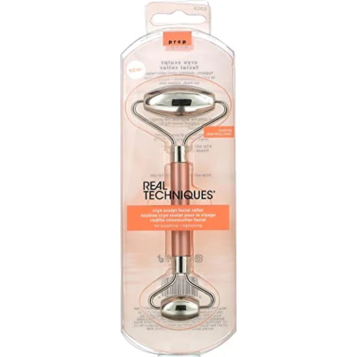 Real Techniques Skinimalist Cryo Sculpt Facial Roller Gesicht Roll-On 1 Stk – Bild 2