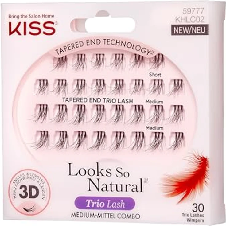 KISS KISS Haute Couture Trio-Lashes - Lavish, Einzelwimpern – Bild 3