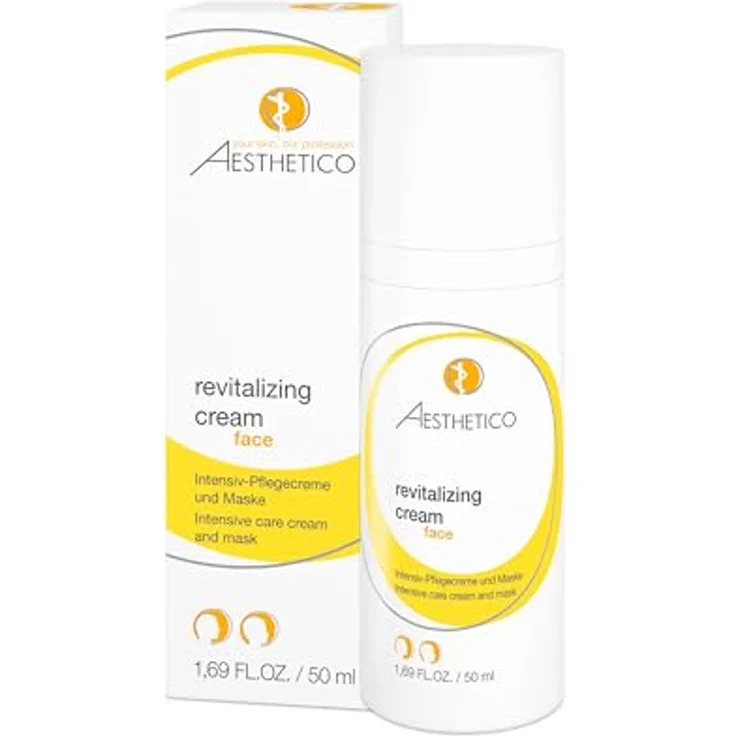 Aesthetico Revitalizing Cream Intensiv Pflegecreme 50 ml Tagespflege für Damen und Herren – Bild 2