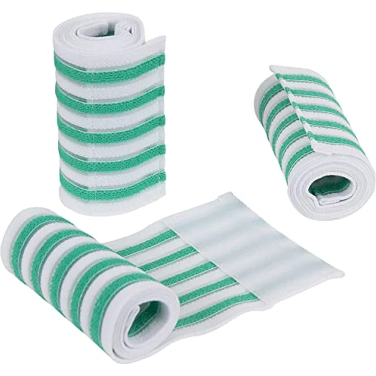 Sport-Tec Elastische Fixierbandage Bandage Fixierverband mit Klettverschluss, 120x10 cm – Bild 6