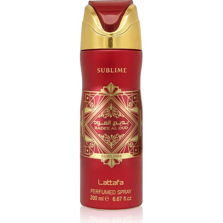 Lattafa Sublime Bade'e Al Oud, Unisex Duftspray mit fruchtig-orientalem Duft, 200 ml