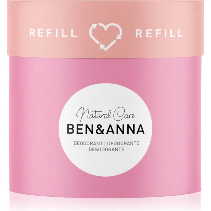 BEN&ANNA Love Me Refill, Deodorant für Damen, 40 g, vegan, ohne Aluminiumsalze, langanhaltend und hautverträglich