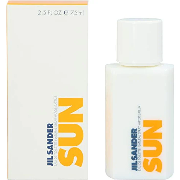 Jil Sander Sun Woman, 75ml Eau de Toilette Spray mit blumigen und fruchtigen Duftnoten – Bild 4