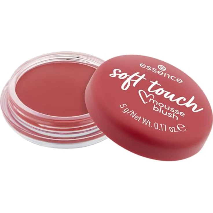 essence Soft Touch Creme-Rouge Farbton 40 Blushing Berry, Rouge mit leichter Textur, 5 g – Bild 1