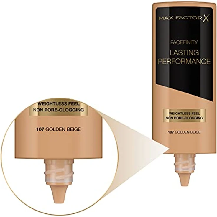 Max Factor Facefinity Lasting Performance Foundation 107 Golden Beige, 35 ml – Bild 5