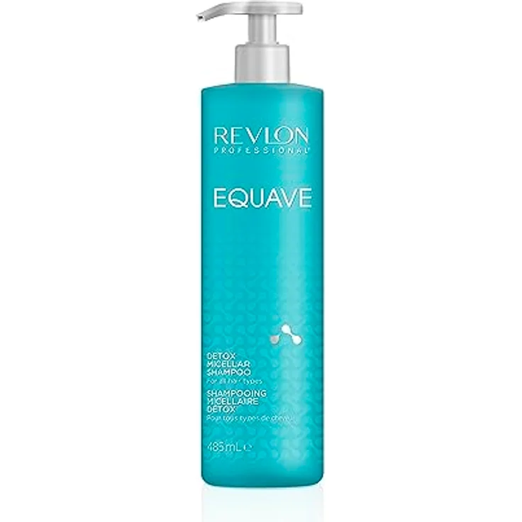 REVLON PROFESSIONAL EQUAVE Detox Micellar Shampoo, tiefenreinigendes Mizellen Haarshampoo mit Gel-Textur, 485 ml. – Bild 1