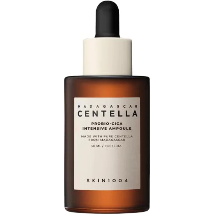 SKIN1004 Madagascar Centella Probio-Cica Intensive Ampoule 50ml, Hautbarrierepflege, Aufhellend und Anti-Falten, Alkoholfrei, Duft- und ätherische Ölfrei – Bild 1