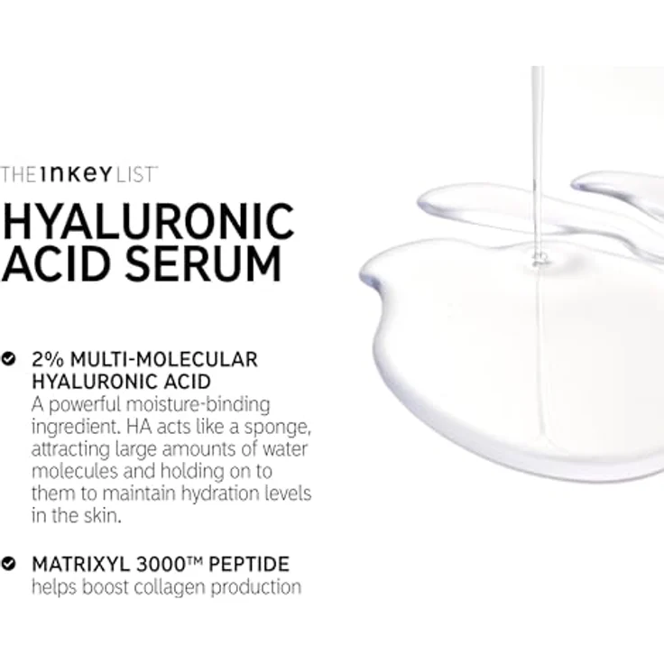 The INKEY List 2 % Hyaluronic Acid Serum für pralle und glatte Haut, 30 ml – Bild 5
