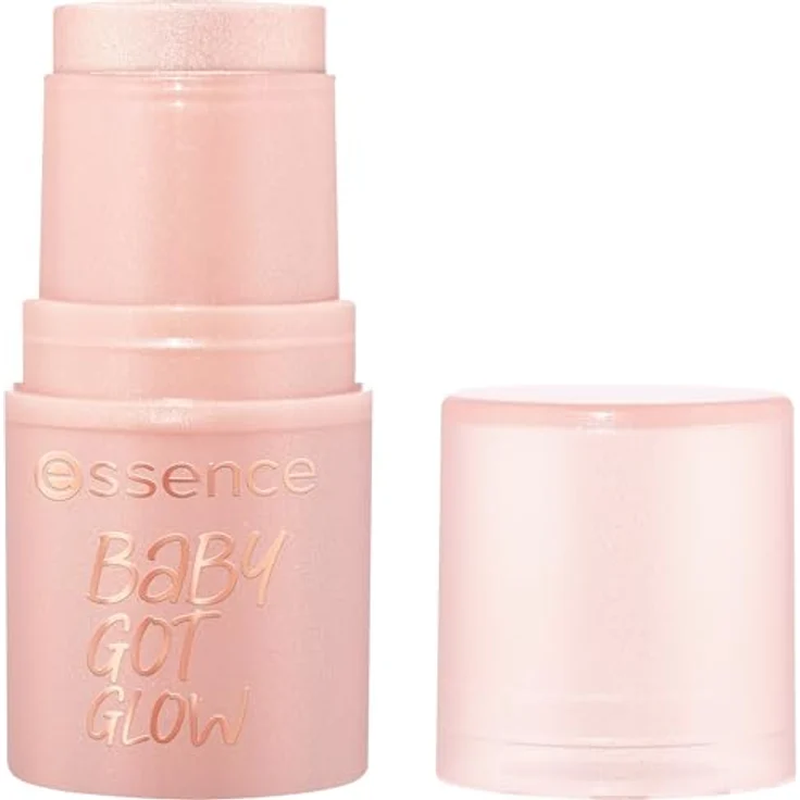 essence BABY GOT GLOW Aufhellender Stift für strahlenden Glanz, Farbton 20 Rosy Glaze, 5.5 g, vegan mit reichhaltiger Pigmentierung – Bild 1