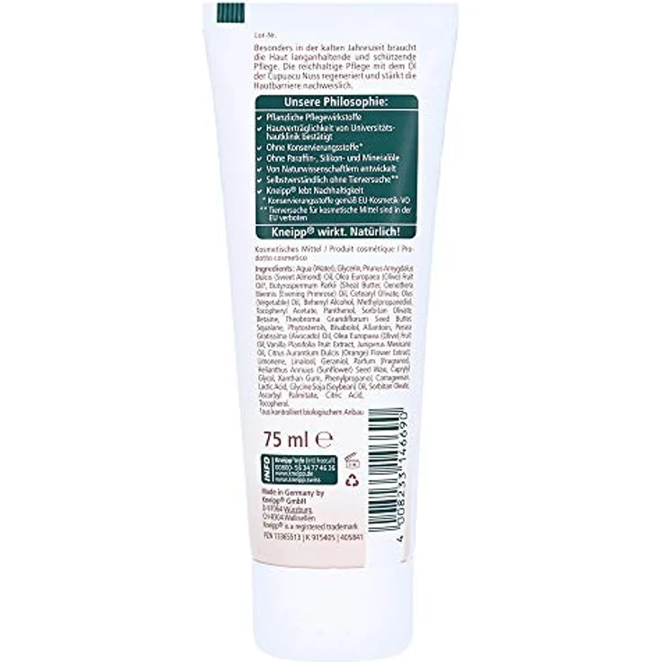Kneipp Repair-Handcreme Winterpflege, 75 ml, Stärkung – Bild 2