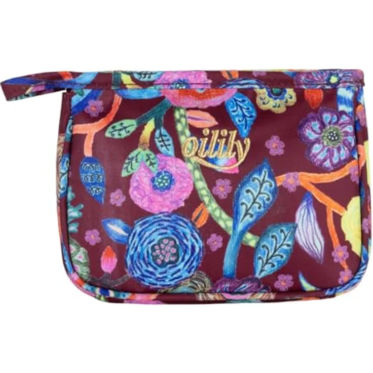 Oilily Tern Tides Kosmetiktasche, 15 cm x 5 cm x 11 cm, rot, 100% Polyester – Bild 1