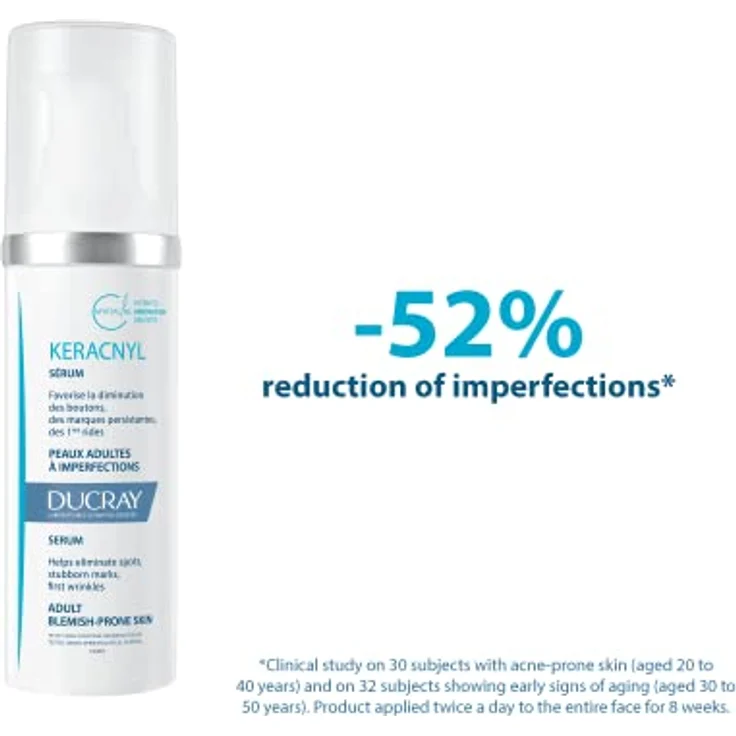 DUCRAY Keracnyl Serum, 30 ml, für unreine Haut geeignet – Bild 4