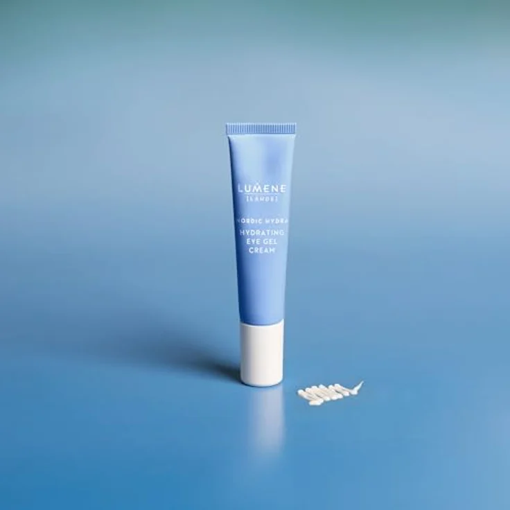 Lumene Nordic Hydra [Lähde] Hydrating Eye Gel Cream, 20 ml, innovative Gelcreme für 72 Stunden Feuchtigkeitsboost, vegan, duftstofffrei – Bild 2
