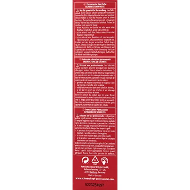 Schwarzkopf Igora Royal Farben 4/88 mittelbraun rot extra 60 ml – Bild 3