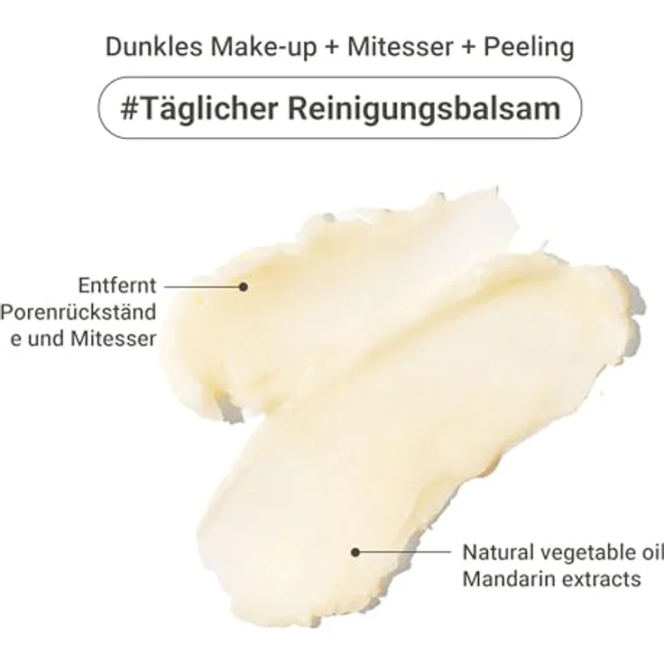 HEIMISH All Clean Balm Mandarin, Reinigungsbalsam für das Gesicht, 120 ml, mit mandarinischem Duft – Bild 3