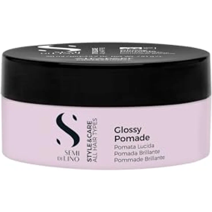 Alfaparf Milano Style & Care Wax Pomade, Haarstyling Wachs mit starkem Halt, transparentem Glanz und veganer Formel, 90ML – Bild 1