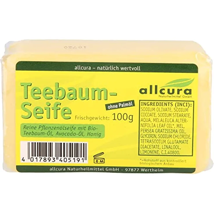 Allcura Teebaum-Seife, 100 g
