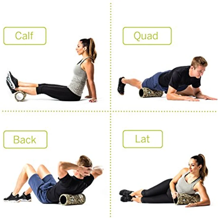 Trigger Point Grid Foam Roller, Massagegerät mit hartem Innenkern und weicher Außenrolle für individuelle Intensitätsanpassung – Bild 4