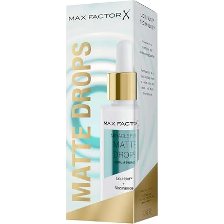 Max Factor Miracle Pure Matte Drops, Primer 30 ml zur Hautglättung und Mattierung, für einen langanhaltenden Make-up-Look – Bild 3