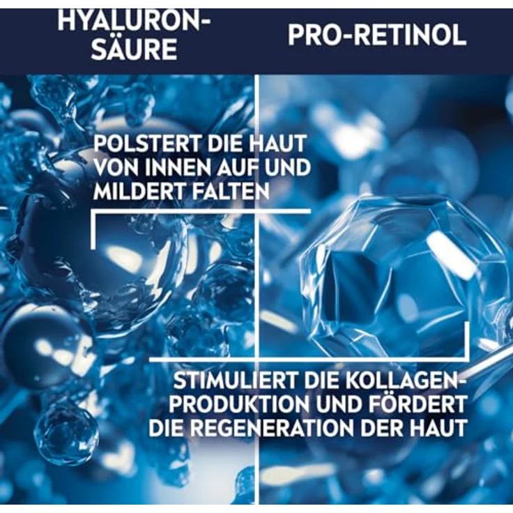 Nivea Men Anti-Age Hyaluron Feuchtigkeitscreme, Gesichtspflege mit Hyaluron, Pro-Retinol und LSF 15, 24h Feuchtigkeit und Faltenmilderung (50 ml) – Bild 3
