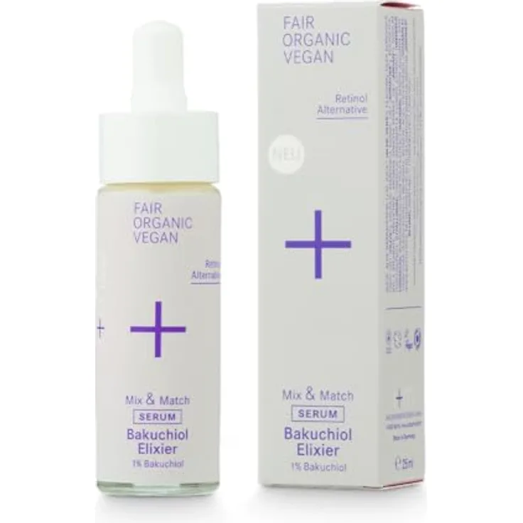i+m Naturkosmetik Bakuchiol Elixier 30ml · BIO Anti Aging Serum · Vegan · Retinol Alternative · Porenverfeinernd & Faltenauffüller · Mit Bio-Arganöl & Hyaluron · Parabenfrei