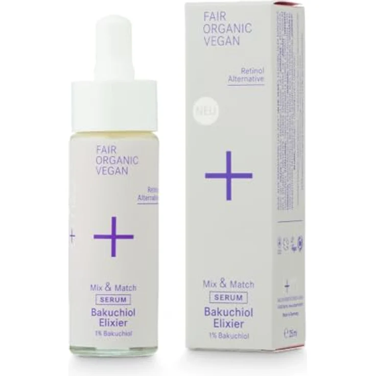 i+m Naturkosmetik Bakuchiol Elixier 30ml · BIO Anti Aging Serum · Vegan · Retinol Alternative · Porenverfeinernd & Faltenauffüller · Mit Bio-Arganöl & Hyaluron · Parabenfrei – Bild 1