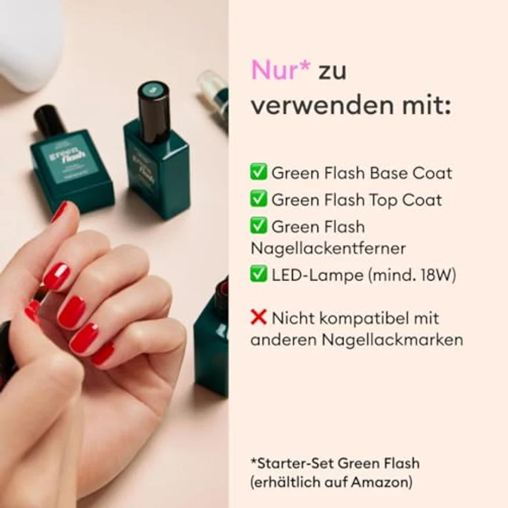 Manucurist Green Flash™ UV Nagellack Pastell Blau Bubble • Hema Free, 12-Free, Bio-basiert • Nägel Selber Machen für UV Lampe • Gel Nagellack UV 15 ml • Gel Nägel – Bild 5