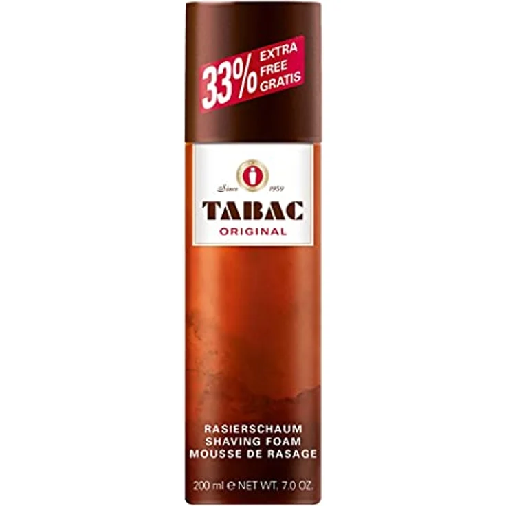 Tabac Original Shaving Foam 200 ml, Rasierschaum für alle Hauttypen – Bild 2