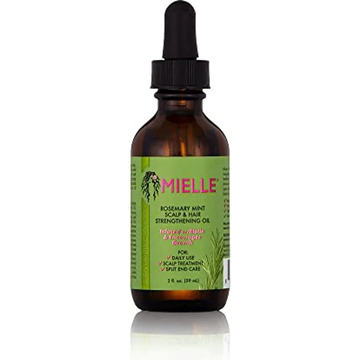 Mielle Organics Honig/Rosmarinminze stärkend/ohne Ausspülen Conditioner/Kopfhautöl, 2-teiliges Sortiment, 414,0 ml, mit Biotin-infundiert – Bild 2
