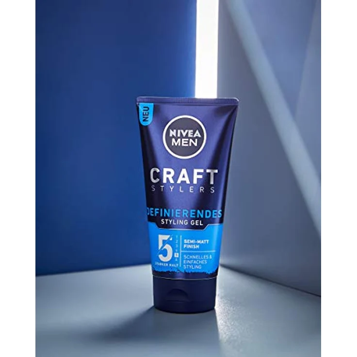 Nivea Men Craft Stylers Definierendes Styling Gel, Haargel mit Semi-matt Finish, schnelles und einfaches Haarstyling mit starkem Halt, 1er-Pack (1 x 150 ml) – Bild 4