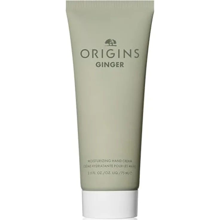 Origins Feuchtigkeitsspendende Handcreme Ingwer, 75 ml - Stärkt die Hautbarriere, revitalisierendes Aroma für weichere Hände