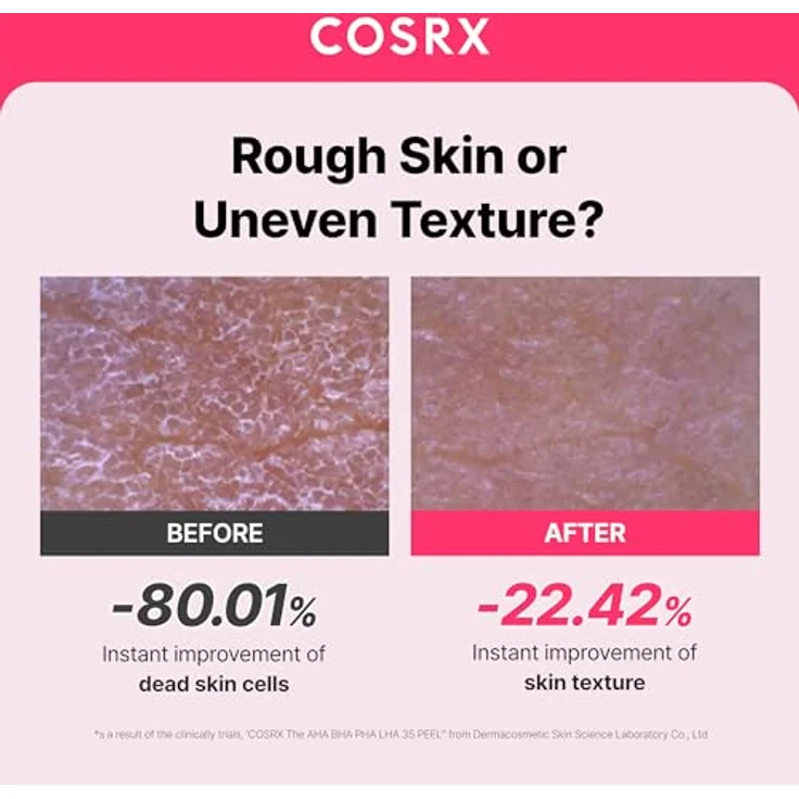 Cosrx The AHA BHA PHA LHA Peeling-Gel, chemisches Gesichtspeeling zur Bekämpfung von Mitessern, 30 ml – Bild 3