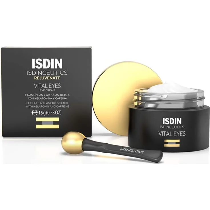 ISDIN Isdinceutics Vital Eyes Creme, Anti-Aging Augenpflege zur Faltenreduzierung, 15 ml