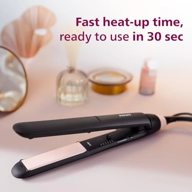 Philips ThermoProtect Haarglätter BHS378-00 mit Keratin-Keramikplatten Keramik-Glätteisen & Ionen-Technologie für seidig glattes Haar – Bild 6