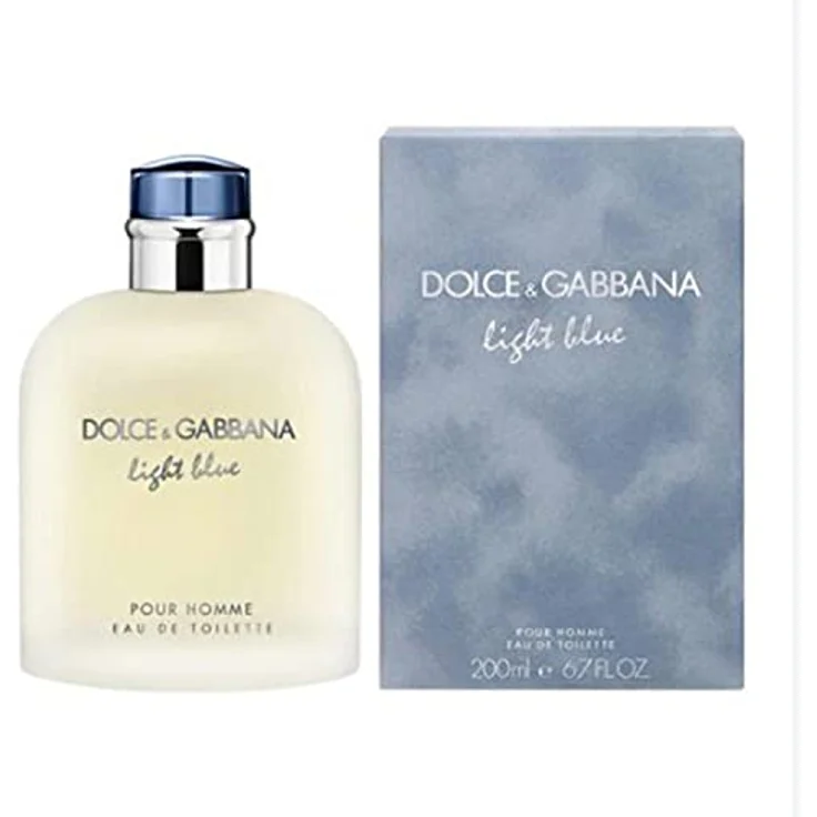 DOLCE & GABBANA, Light Blue Pour Homme, Eau de Toilette, Herrenduft, 200 ml – Bild 1
