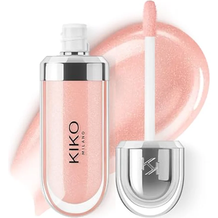 KIKO Milano 3D Hydra Lipgloss, hydratisierendes Lipgloss mit langanhaltendem Glanz, Farbton 06 Candy Rose, 6.5 ml – Bild 1