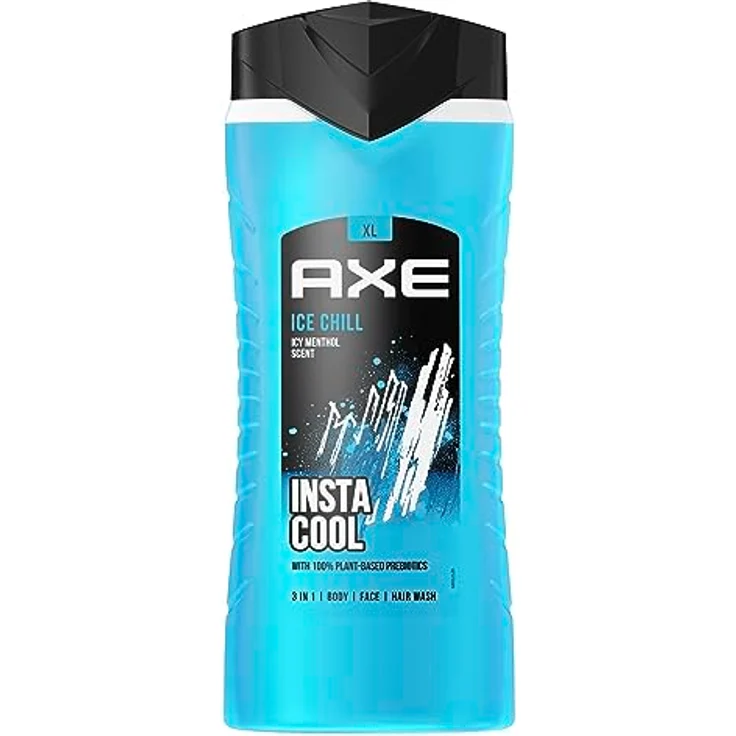 Axe 3-in-1 Duschgel & Shampoo Ice Chill XL für Körper, Gesicht und Haar mit gefrorener Minze und Limone - 3x 400 ml – Bild 3