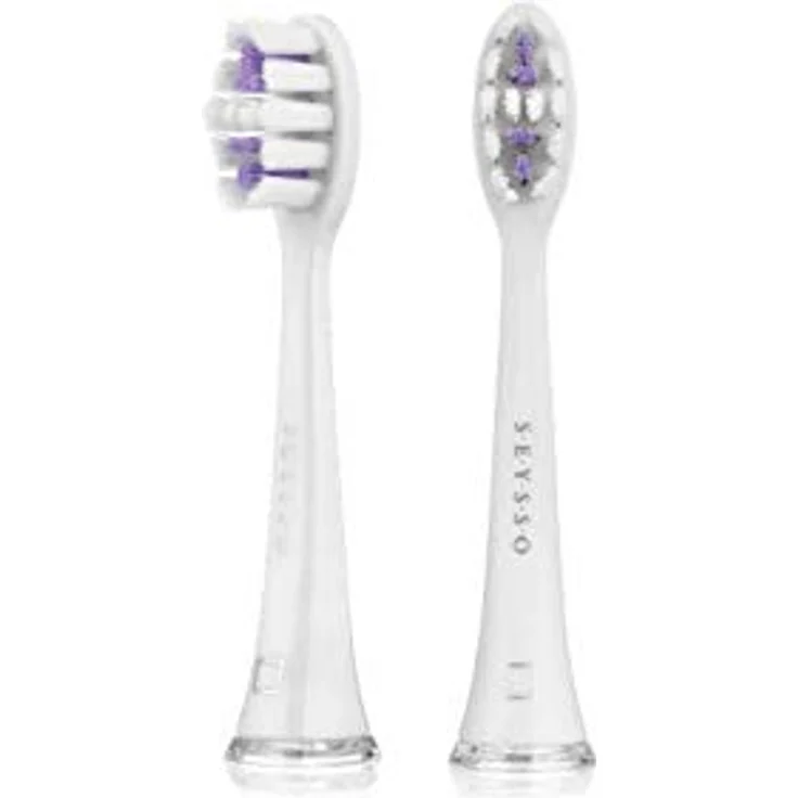 Seysso Carbon Tägliche Spitze SE0103 2Stk., Zahnbürstenköpfe für Erwachsene, optimale Reinigung, Carbon Basic White – Bild 2