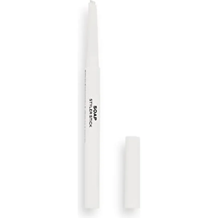 Makeup Revolution, Eyebrow Soap Styler Stick, Double Ended Soap Styler with Spoolie Brush, 1.2g