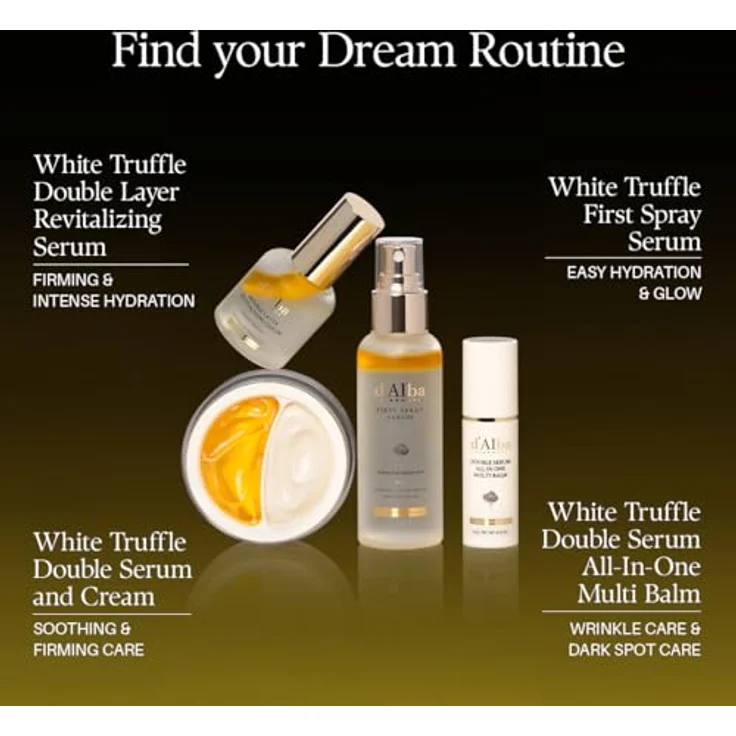 d'Alba Italian White Truffle Double Layer Revitalizing Serum, Gesichtsserum mit 100 Stunden Hydratation, 30 ml – Bild 9