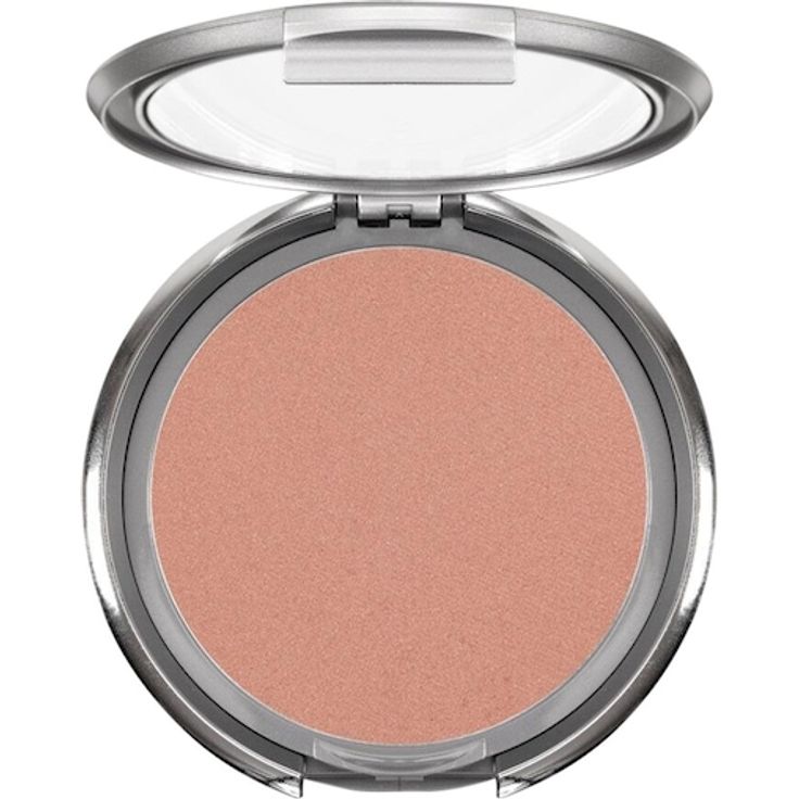 Kryolan Glamour Glow Highlighter, cremiger Kompaktpuder mit lichtreflektierenden Partikeln, 10 g, in Icy Blush