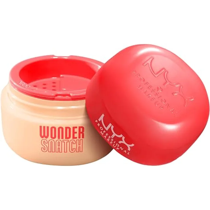 NYX Professional Makeup Wonder Snatch Powder, Ultra feines loses Puder, 16h wischfest & schweißresistent, Farbe: Peach Posse