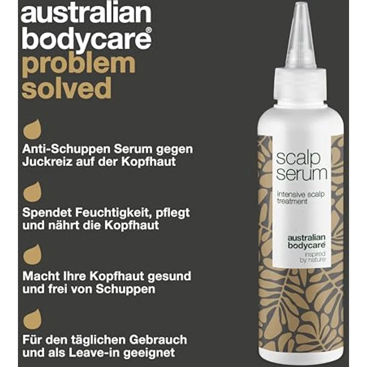 Kopfhautpflege Serum 150ml mit Teebaumöl by Australian Bodycare – Leave-In Pflege für Trockene, Juckende Kopfhaut, Anti-Schuppen, Ideal bei Schuppenflechte, Ekzemen & Neurodermitis – Bild 3