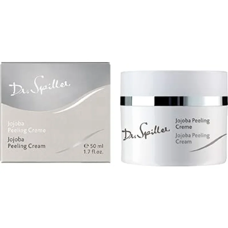 Dr. Spiller Jojoba Peeling Creme 2-in-1 Gesichtswasser und Peeling, 50ml, sanfte Reinigung для geschmeidige Haut – Bild 3